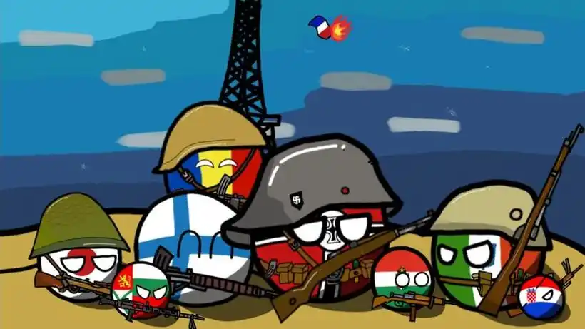 【波兰球壁纸】轴心国全家福