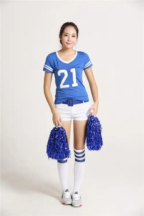 啦啦队服少女时代打歌服足球宝贝拉拉队服啦啦操服装表演演出服装