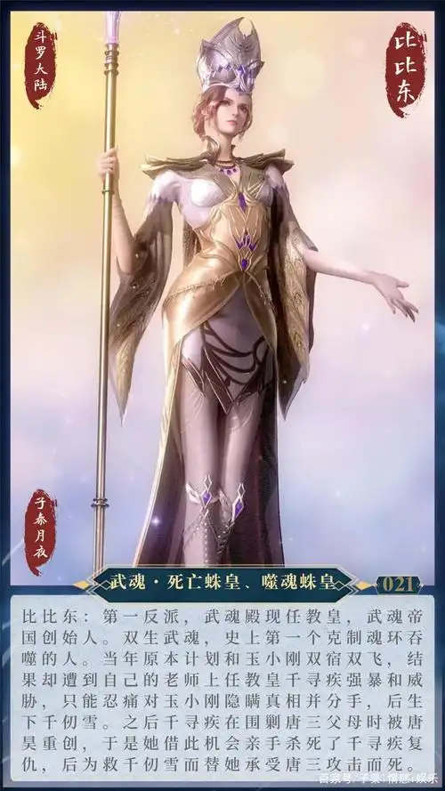 斗罗大陆人物图鉴021-030