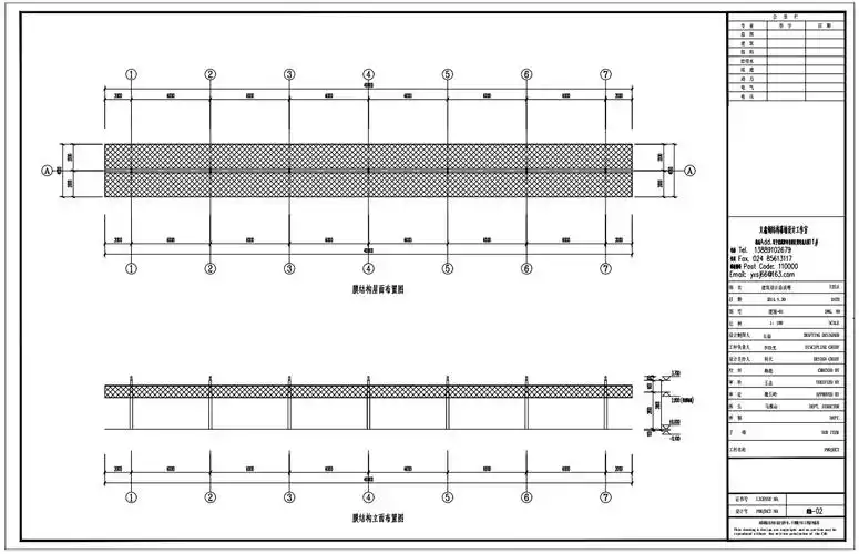 大连钢结构设计膜结构车棚