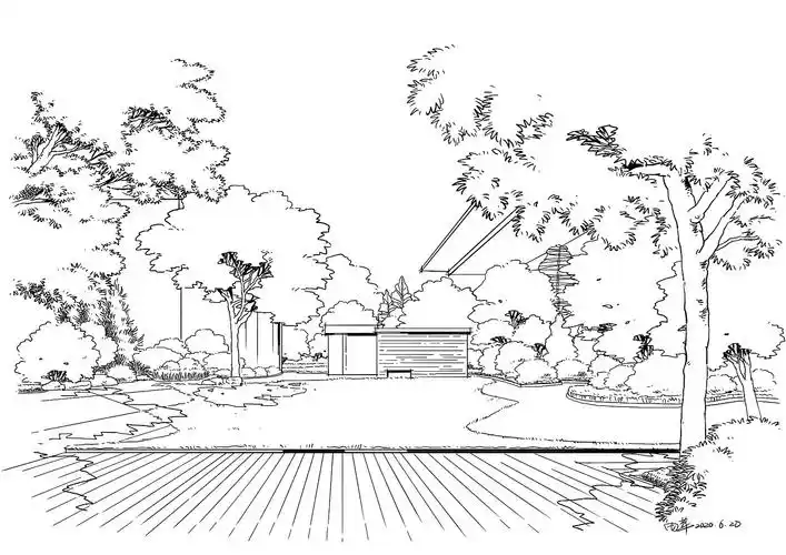 【上战手绘作品分享】景观线稿