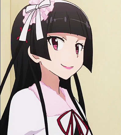 眯眼gif笑眯眯gif长发gif