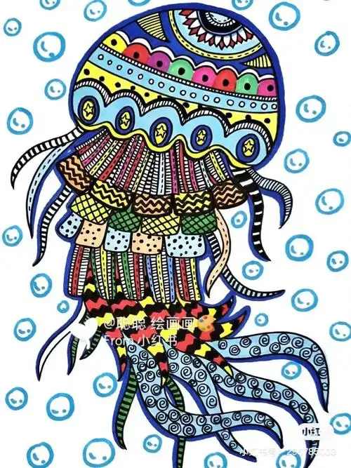 50种创意线描,用简单的笔画出超精美的画作,颜值好看又耐看