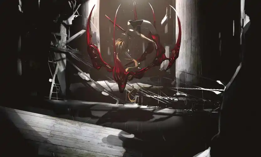 暗黑系机械美少女美图黑暗系动漫图片壁纸