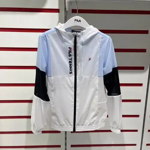 fila斐乐童装正品22年夏季男童梭织连帽防晒服运动外套k12b223705