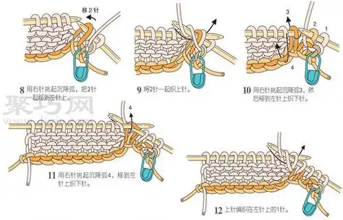 双罗纹针起针的织法 毛衣双罗纹起针法图解