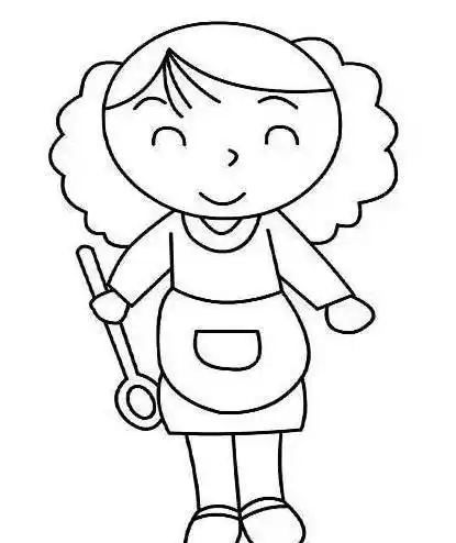 我的妈妈简笔画我的妈妈简笔画图片