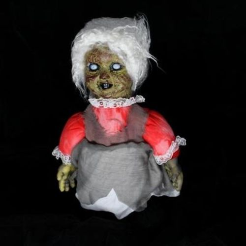 鬼屋万圣节电动走路鬼娃娃恐怖吓人玩具密室逃脱道具酒吧干尸玩偶