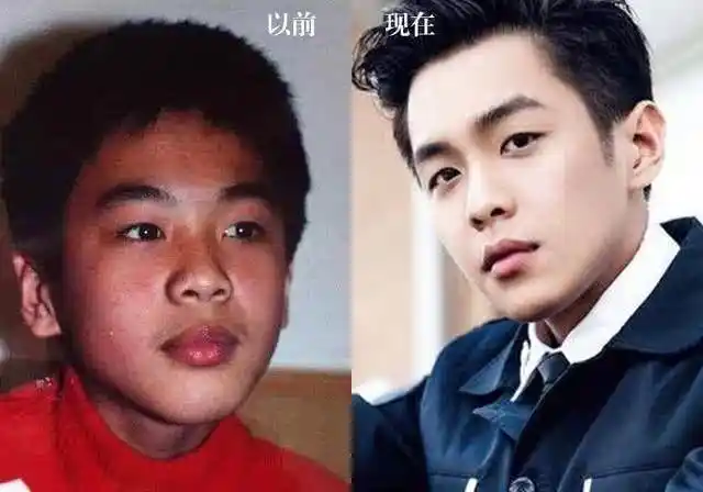 时候的张若昀却完全是路人一个,不知道唐艺昕看到张若昀小时候的样子