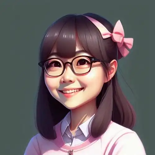 眼镜女生动漫微信头像 呆萌又好看可爱 – 微信社群那些事