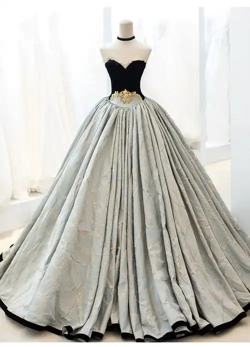 鞠婧祎同款晚礼服女黑色赫本风敬酒服新娘订婚连衣裙高级感轻婚纱