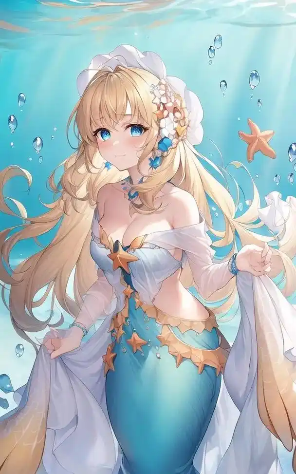 人鱼公主.为了爱你,我不得不变成人的双腿,从此也离开了大海… - 抖音