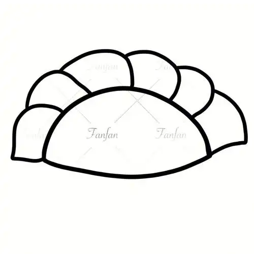 宝宝涂颜色—饺子🥟