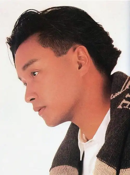 张国荣回眸对大众一笑,"鸭尾头"时代立即开启