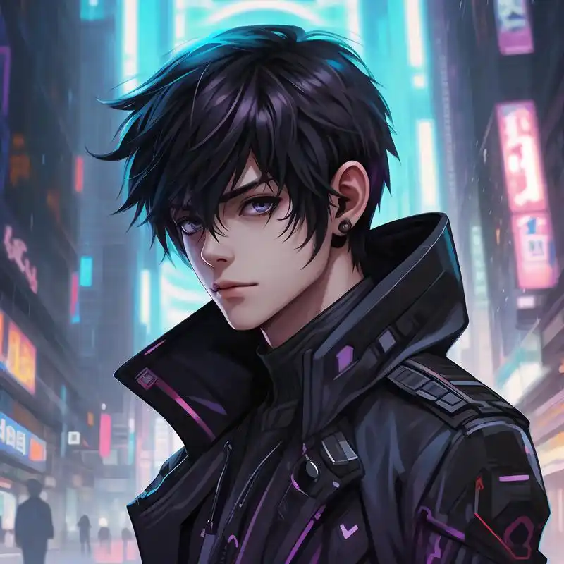 赛博朋克风95超酷神秘人头像 探索虚拟与现实的边界,这组赛博朋克