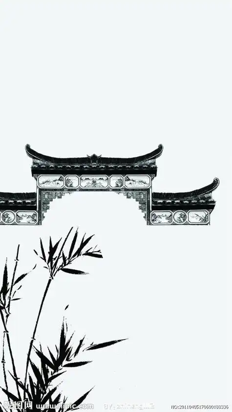 马头墙的简笔画