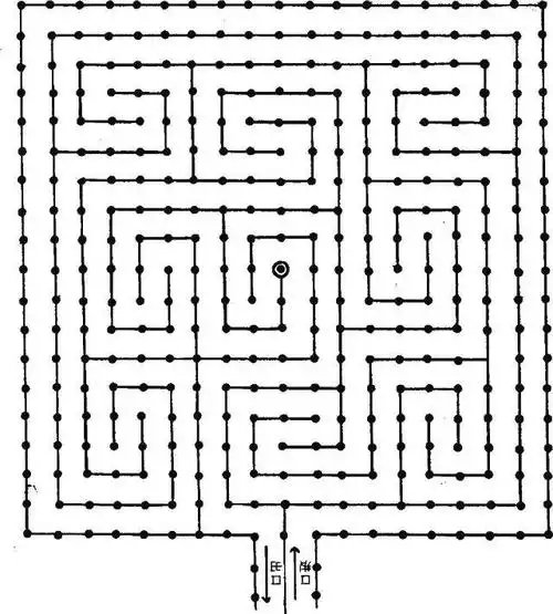 元宵来了,相约一起到按易学阴阳五行九宫八卦之理布置的九曲黄河阵中