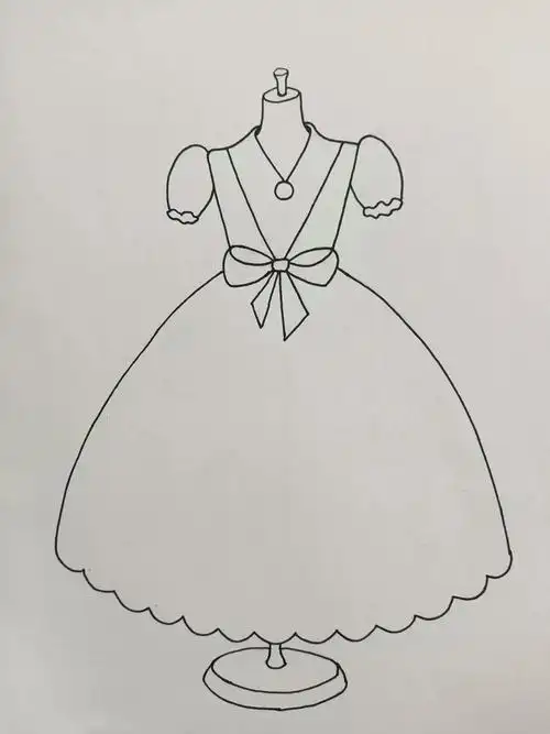 裙子怎么画简单又好看(漂亮的裙子怎么画简单又好看)