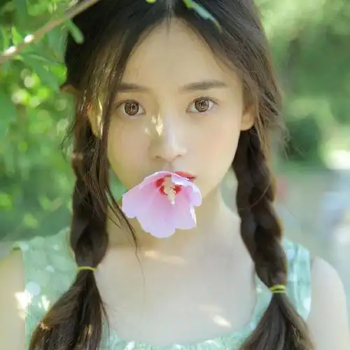 小清新少女清纯美女微信头像