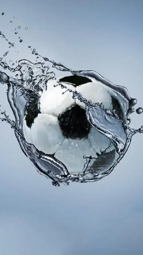 简约创意足球背景,高清图片,手机壁纸