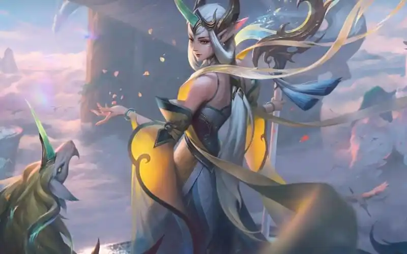 【英雄联盟】奶妈新传说皮肤玉剑传说,巨好看,炫彩也个个顶级!