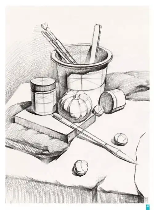 正版包邮 敲门砖 大画结构 从单体到素描静物 透视形体结构水果蔬菜