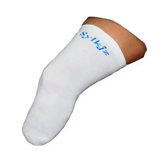 新款sylkjz小腿假肢残肢用硅凝胶袜套截肢用凝胶套保护残肢不磨腿