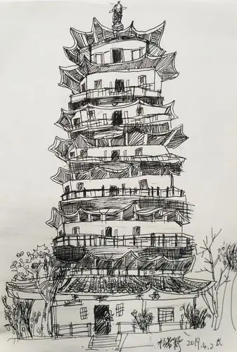 彩墨艺术2019春季速写班 杨茗舒 结课作品集