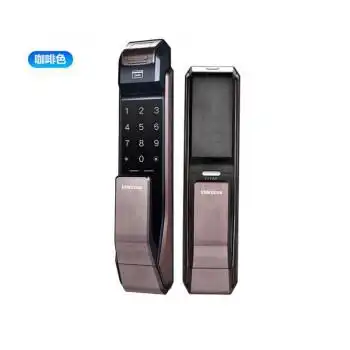 三星samsung指纹锁p718全自动智能锁密码锁感应ic卡锁电子锁家用防盗