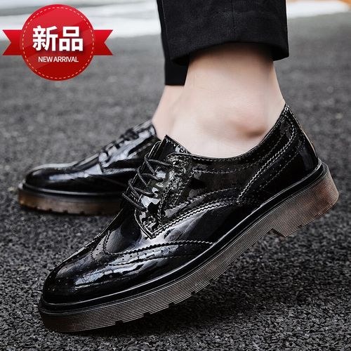 瑟群加宽脚男皮鞋宽大脚肥脚胖大脚骨外翻鞋三型宽鞋46码休闲西装47商