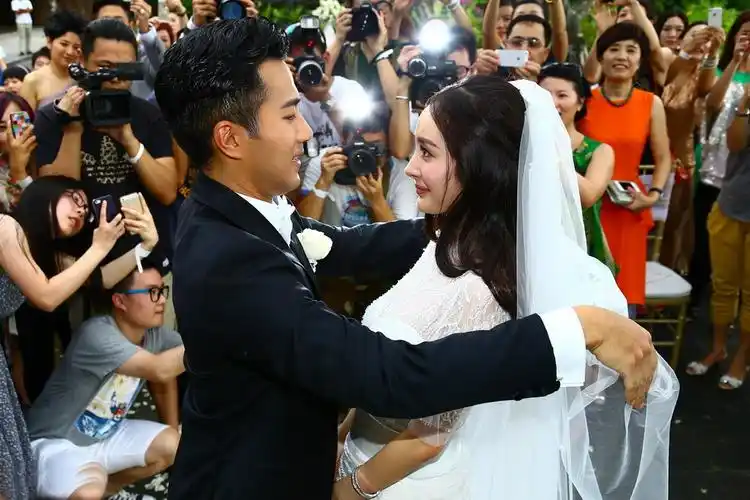 杨幂刘恺威结婚资料图