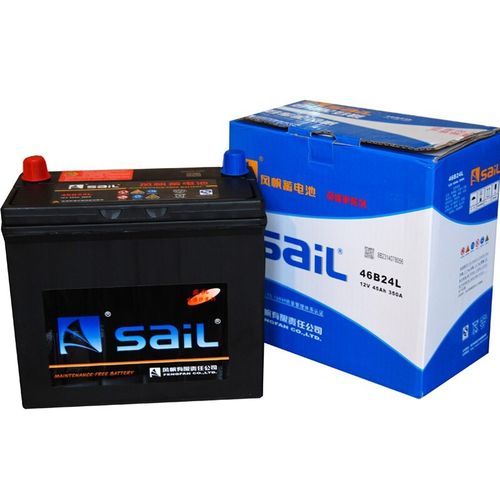风帆蓄电池12v45a汽车电瓶46b24 c 以旧换新-全国网点上门安装 本田