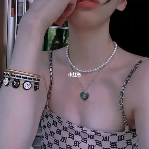 饰品分享之珍珠项链叠戴