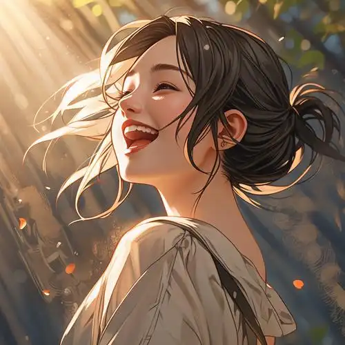 简单淡雅女生头像☀阳光洒肩自由气息