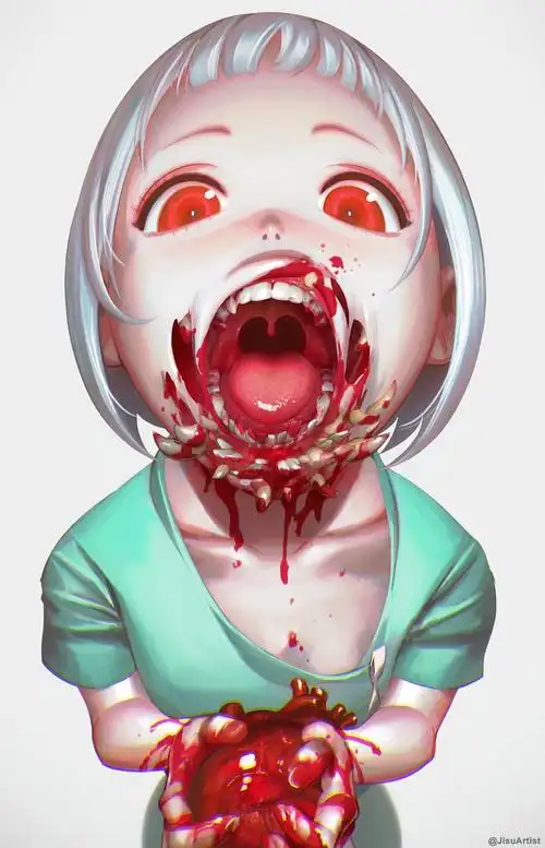 画风恐怖惊奇这位画师脑洞大开