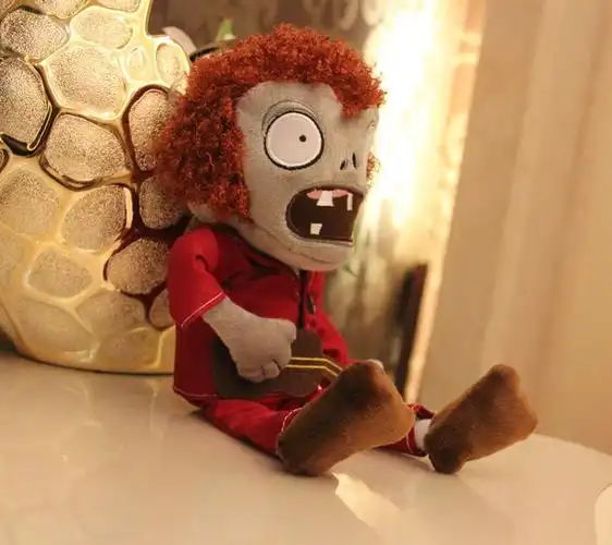 28cm小号正版霖昕伟业植物大战僵尸公仔(跳舞僵尸)厂家直销