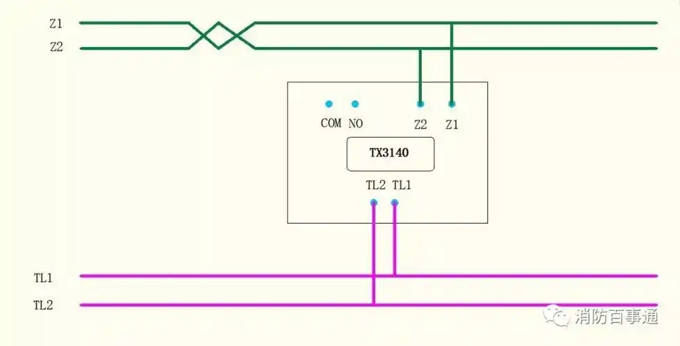 泰和安11类火灾报警产品接线图