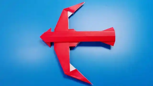 宝宝学折纸慢动作教你做折纸弓箭男孩子太爱了好玩又动脑