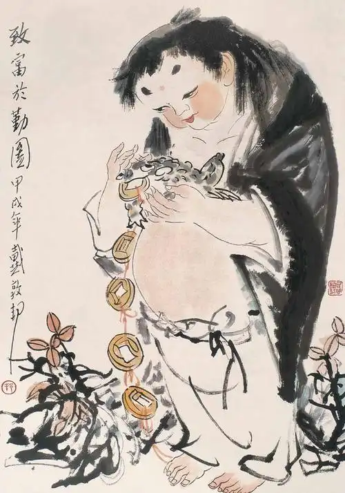 著名国画家戴敦邦绘画作品欣赏-2 - 李梨 - 李梨