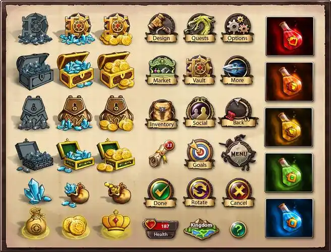 [icon] |gameui- 设计圈聚集地 | 游戏ui | 游戏界面 | 游戏图标