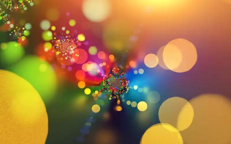 唯美光晕炫彩图片桌面壁纸