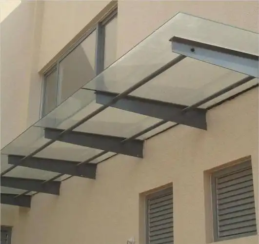 玻璃雨棚价格 普陀区玻璃雨棚 民达玻璃