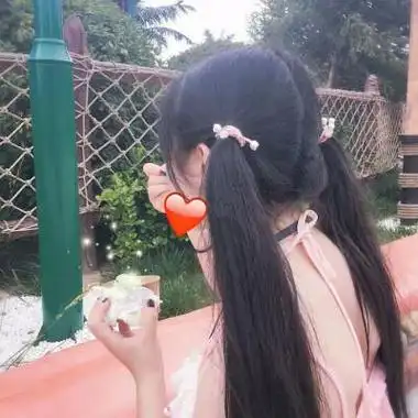 女生头像呆萌可爱真人双马尾 女生头像图片大全 -【爱个性】