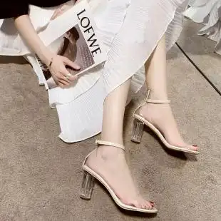 高跟鞋夏季少女