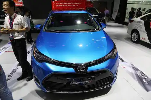 广汽丰田雷凌185t,12万级别紧凑型轿车,车展实拍!