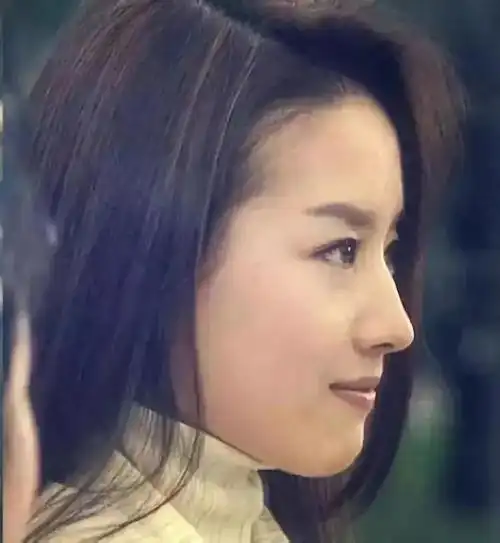 董洁的侧面照真好看