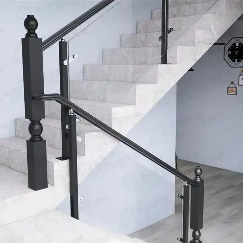 304不锈钢楼梯立柱玻璃楼梯扶手栏杆工程阳台护栏桥梁商场别墅用