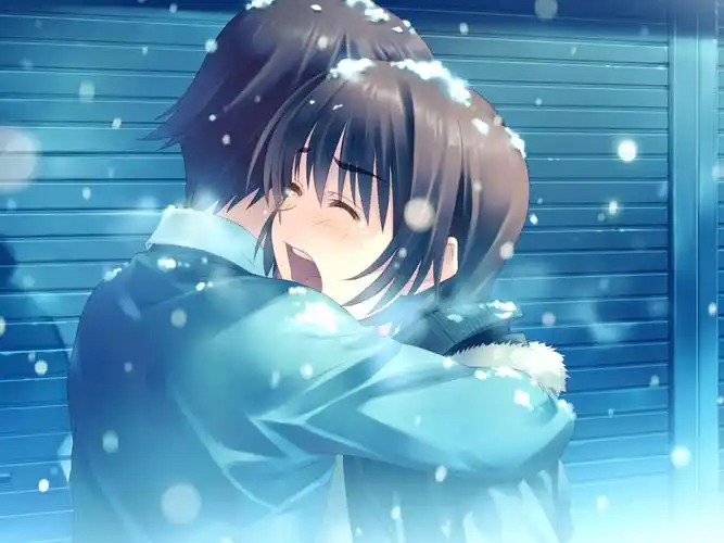 男女情侣二次元卡通壁纸我想最治愈的莫过于一个拥抱