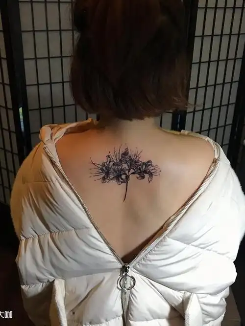 彼岸花_纹身图案手稿图片_徐超的纹身作品集