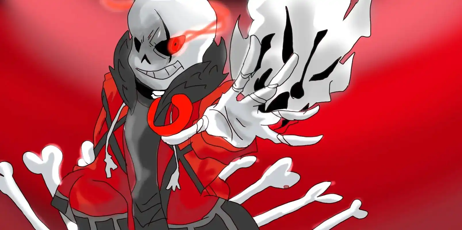 最近新学的日漫画风,不好的地方轻点喷 #日漫画风 #传说之下 - 抖音